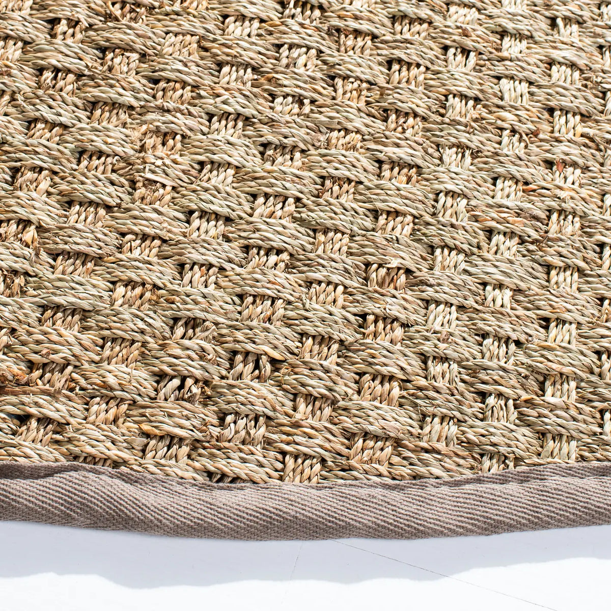 Safavieh Natural Fiber 10'-0" x 10'-0" Rug in Natural / Grey