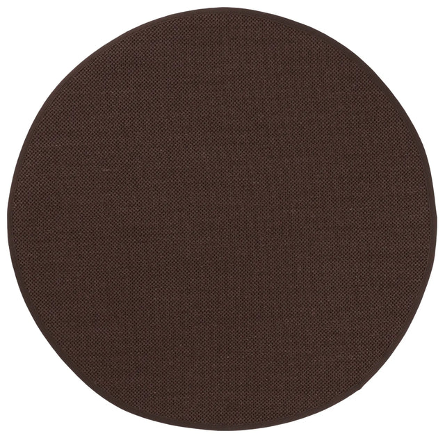 Safavieh Natural Fiber 6'-0" x 6'-0" Rug in Chocolate / Dark Brown