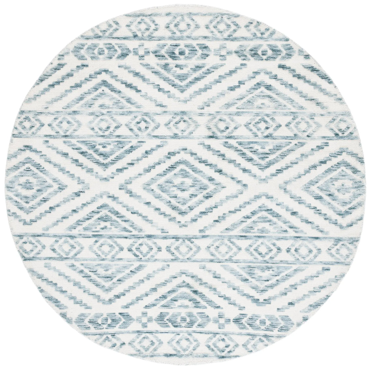 Safavieh Audrey 6'-0" x 6'-0" Rug in Ivory / Blue