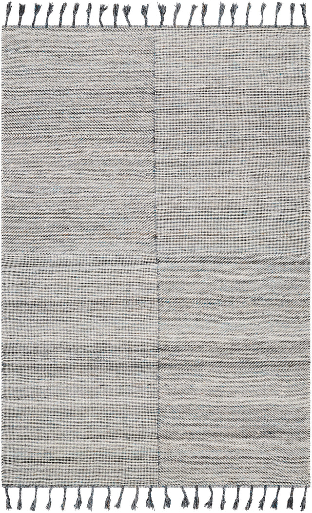 Surya Esther Ehr-2302 Beige, Ivory, Bright Blue, Caramel, Black, Gray Rug.