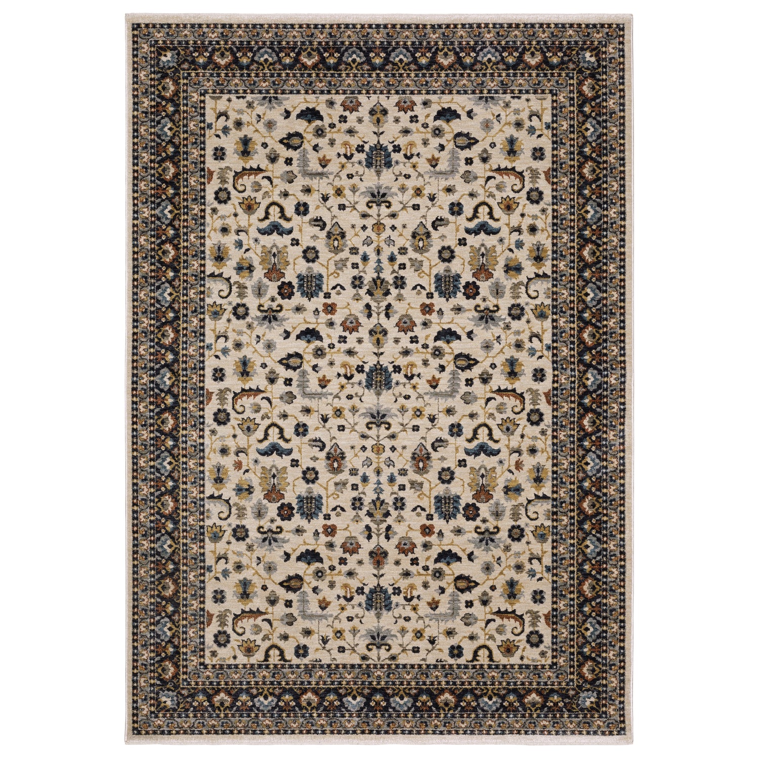 Oriental Weavers Sphinx ELIANA ELI02 Beige Floral Rugs