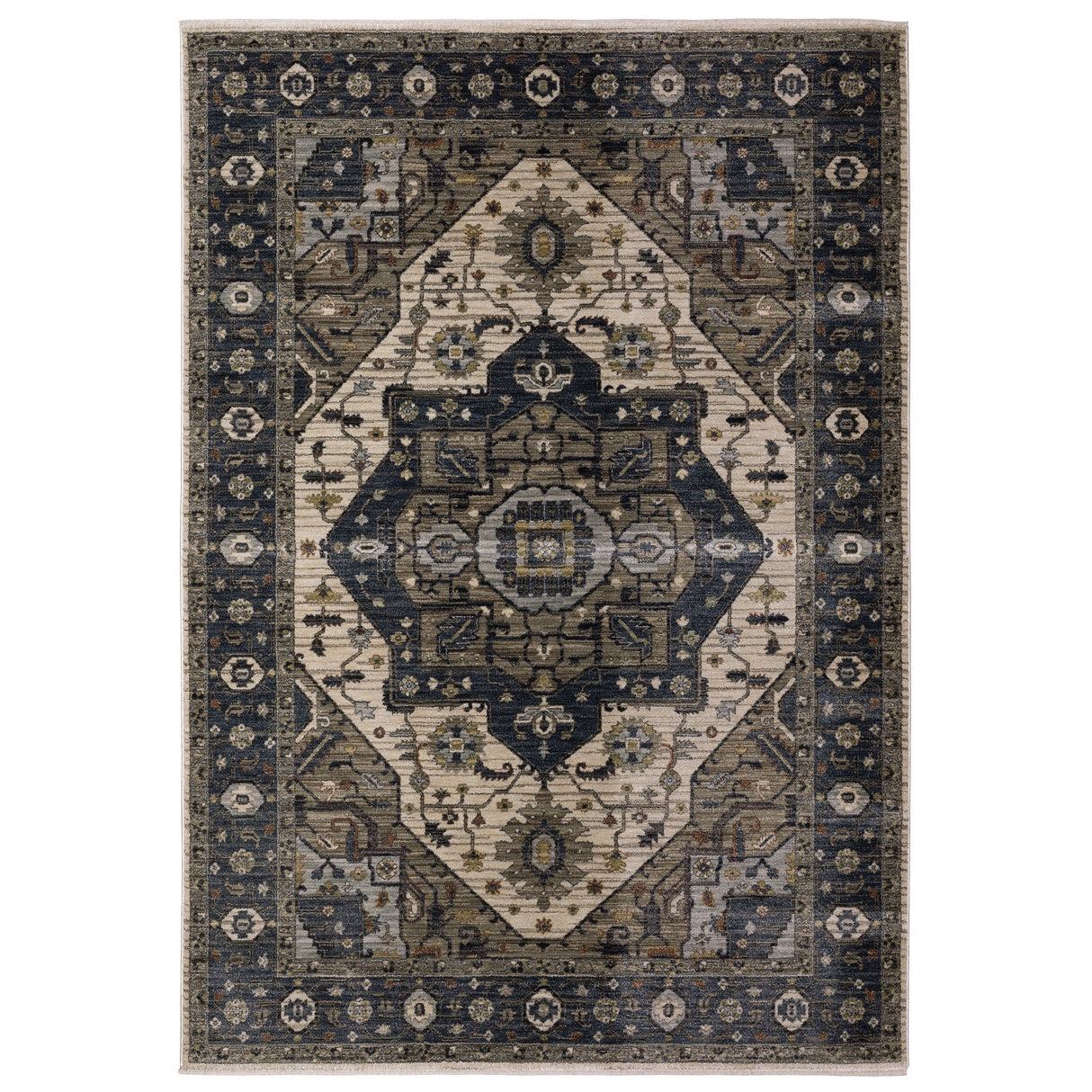 Oriental Weavers Sphinx ELIANA ELI05 Blue Medallion Rugs