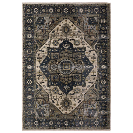 Oriental Weavers Sphinx ELIANA ELI05 Blue Medallion Rugs