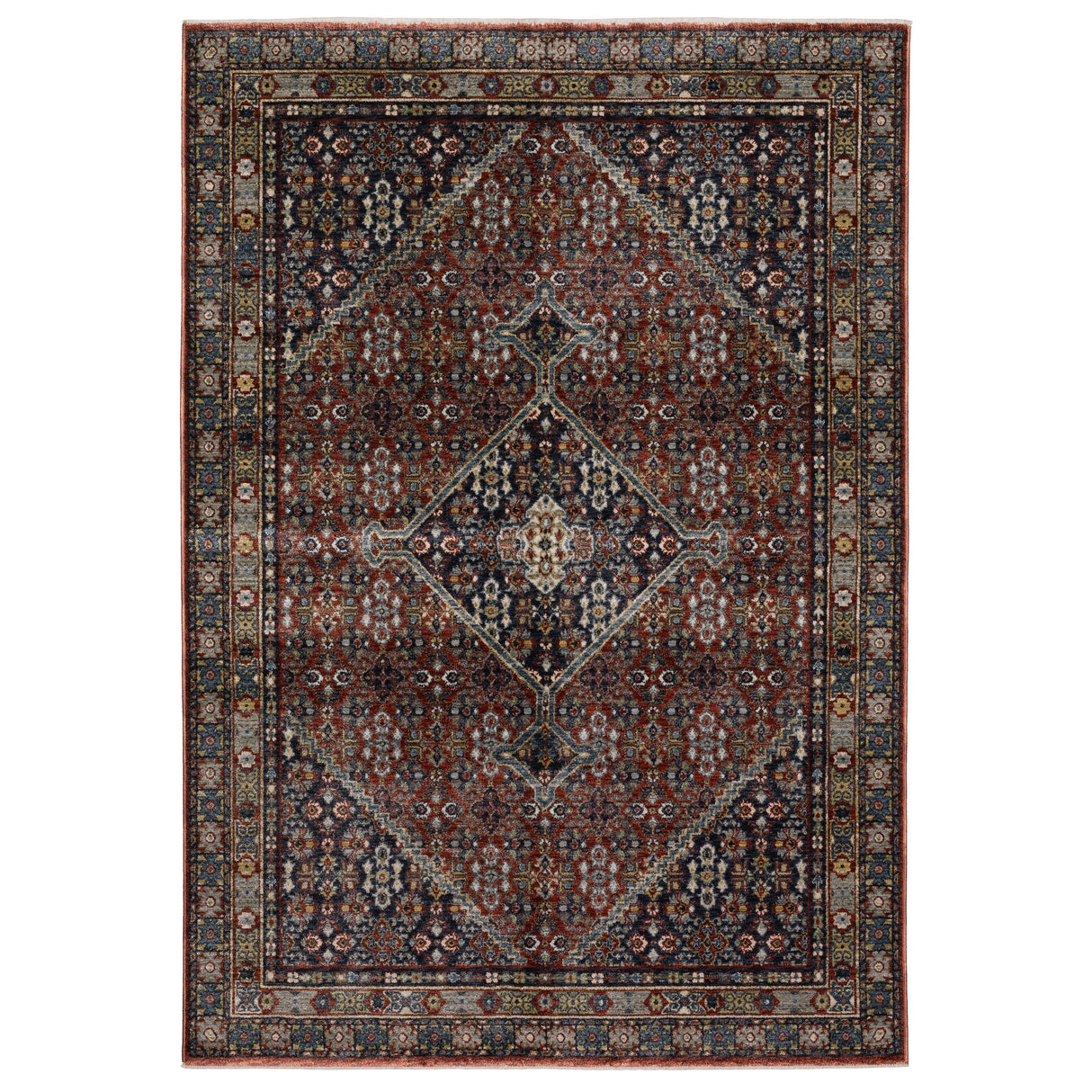 Oriental Weavers Sphinx ELIANA ELI06 Red Medallion Rugs