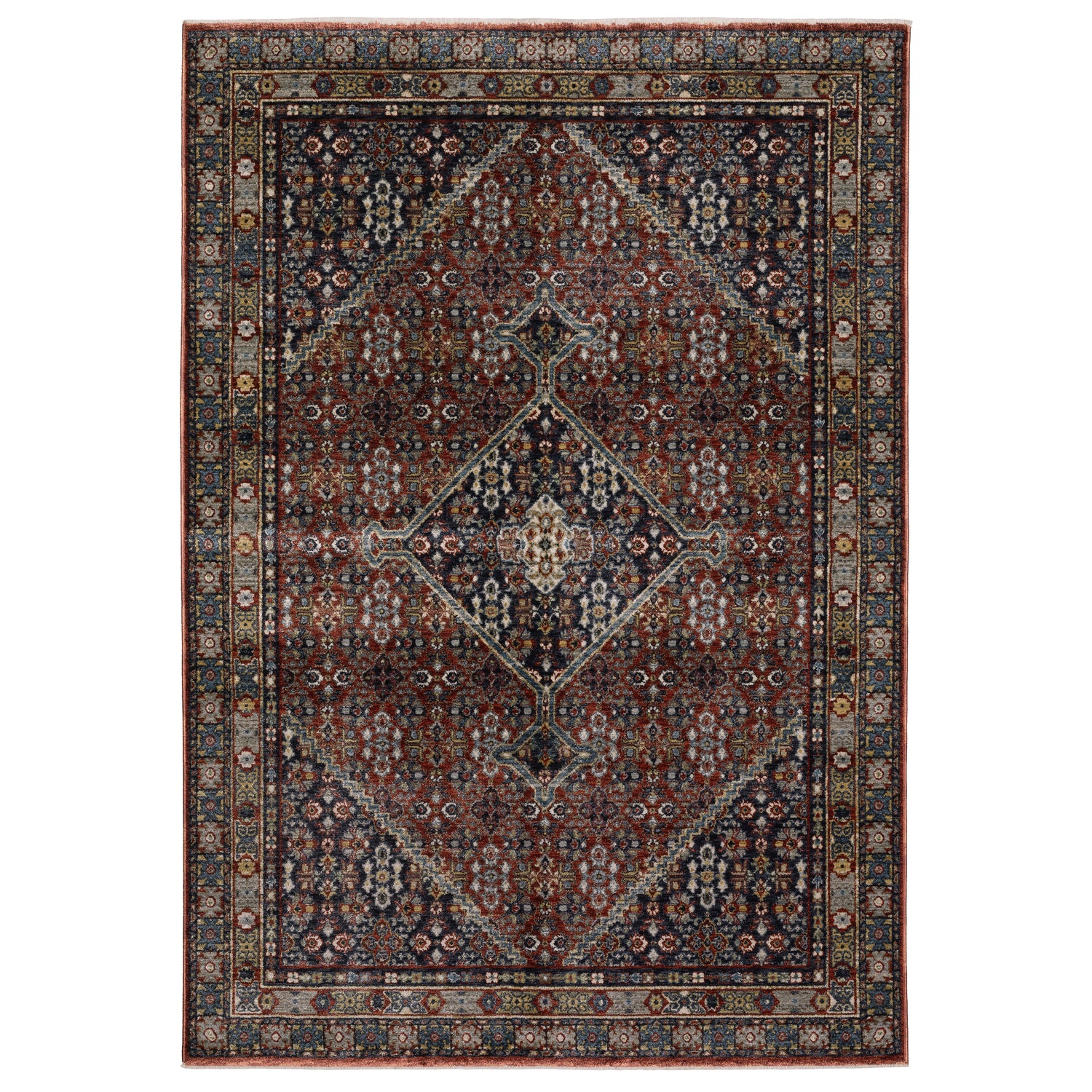 Oriental Weavers Sphinx ELIANA ELI06 Red Medallion Rugs