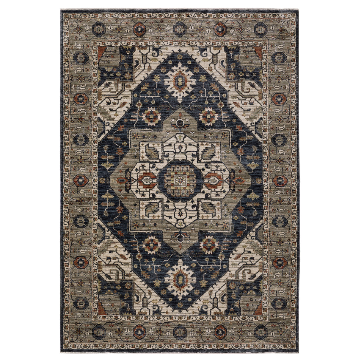Oriental Weavers Sphinx ELIANA ELI07 Brown Medallion Rugs