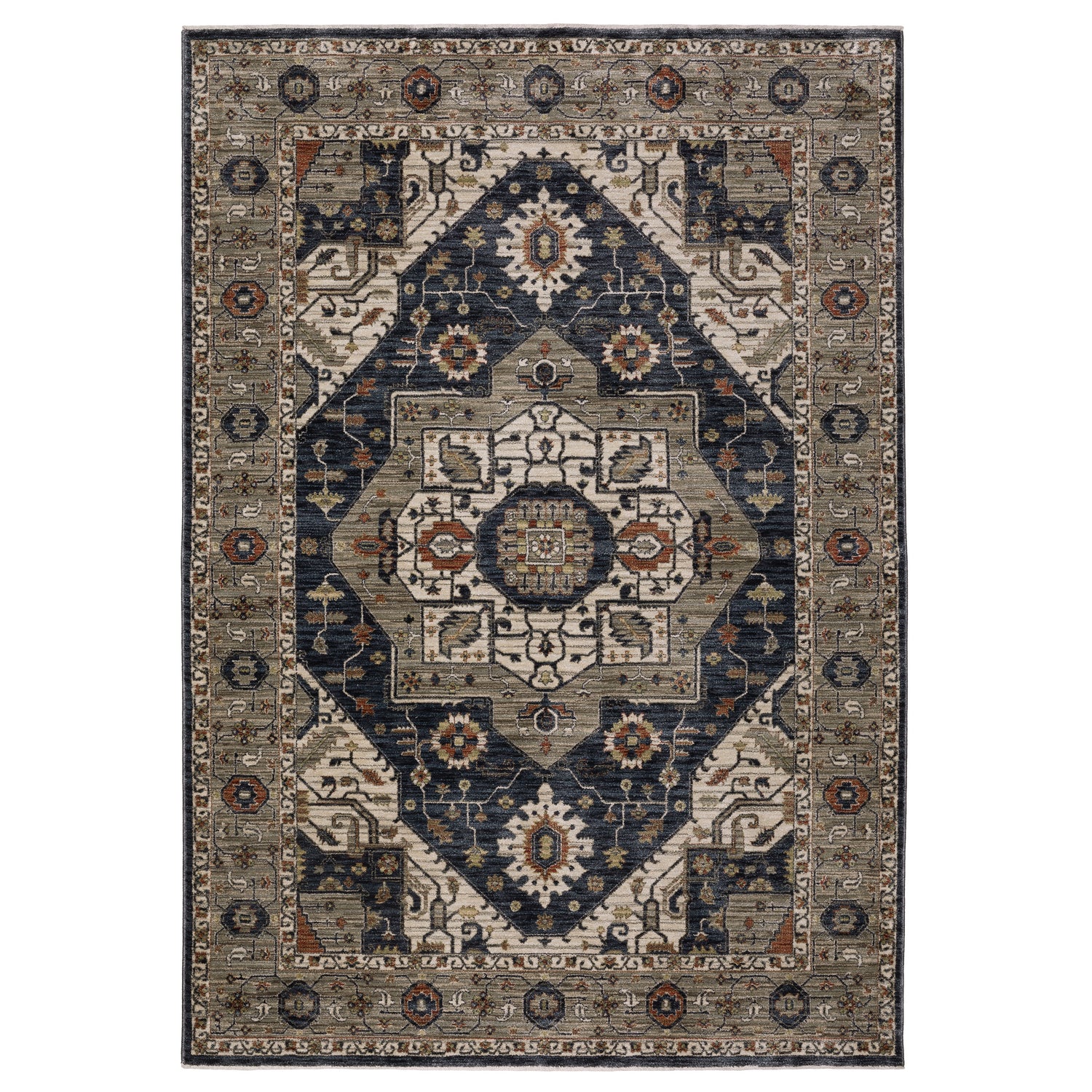 Oriental Weavers Sphinx ELIANA ELI07 Brown Medallion Rugs