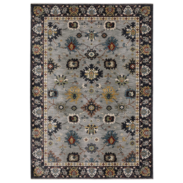 Oriental Weavers Sphinx ELIANA ELI08 Blue Floral Rugs