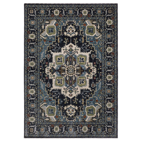 Oriental Weavers Sphinx ELIANA ELI09 Blue Medallion Rugs