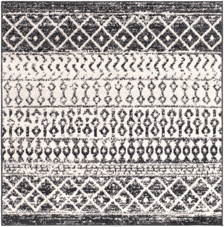 Surya Elaziz Elz-2307 Black, Light Gray, Gray, White Rug.