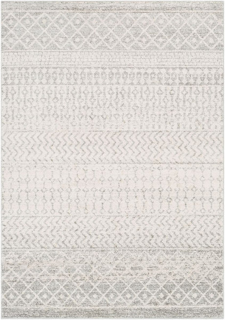 Surya Elaziz Elz-2308 Light Gray, Gray, White Rug.