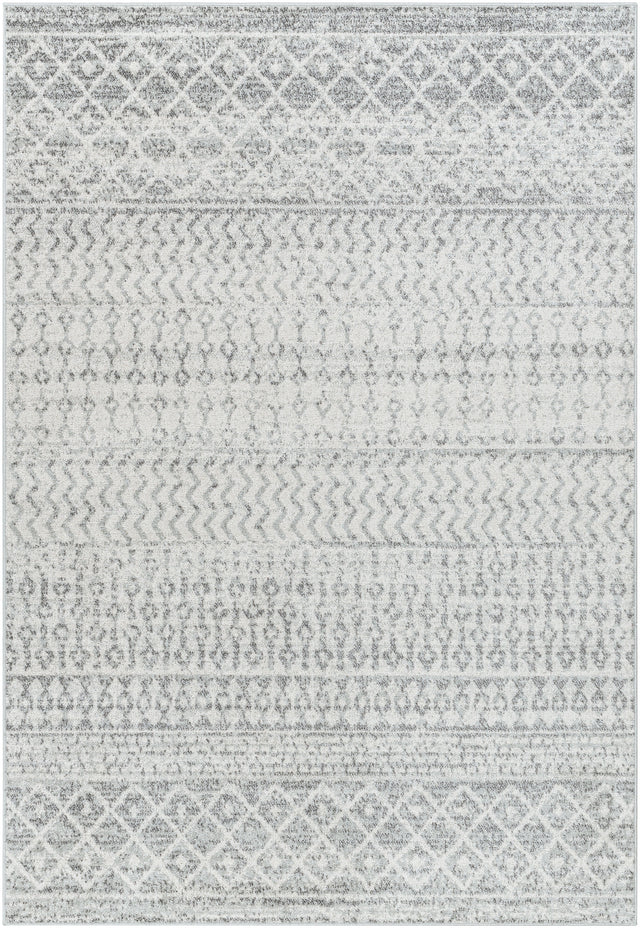 Surya Elaziz Elz-2308 Light Gray, Gray, White Rug.