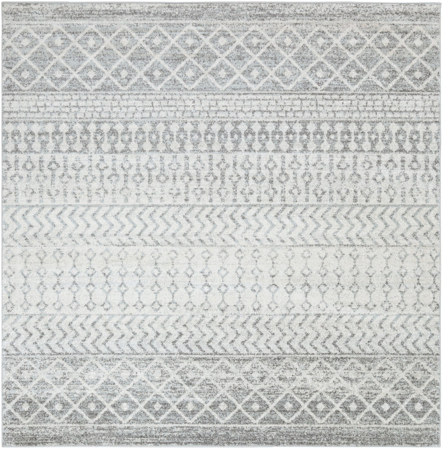 Surya Elaziz Elz-2308 Light Gray, Gray, White Rug.