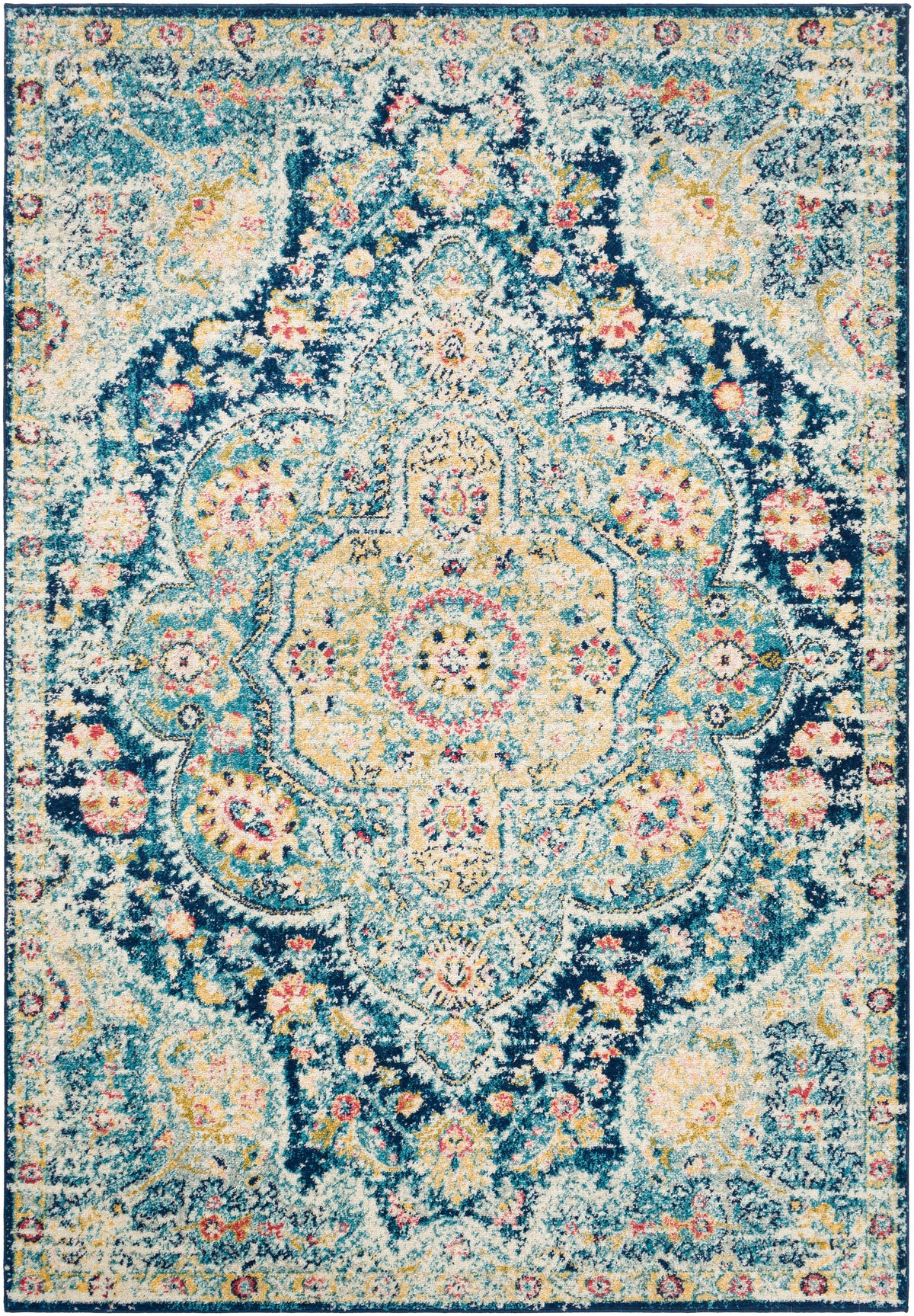 Surya Elaziz Elz-2361 Navy, Sky Blue Rug