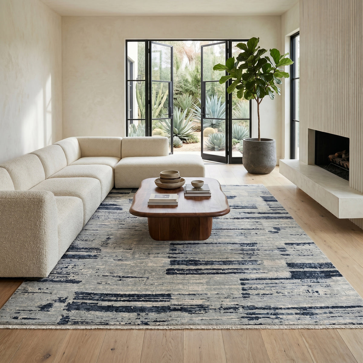 Amer Ensemble ENS-3 Spindle area rug - lifestyle view
