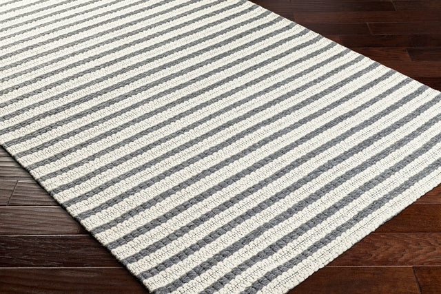 Surya Empoli Epo-2302 Light Grey, Off-White, Dark Grey, Pale Slate, Nickel Rug.