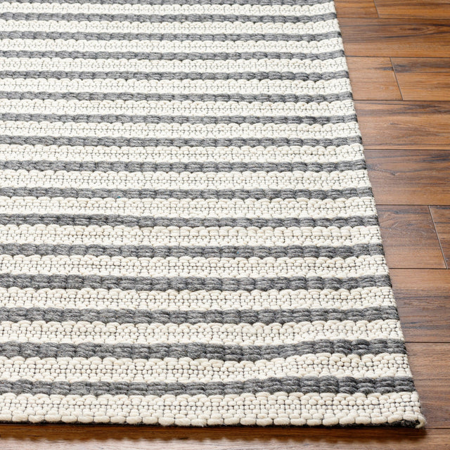 Surya Empoli Epo-2302 Light Grey, Off-White, Dark Grey, Pale Slate, Nickel Rug.