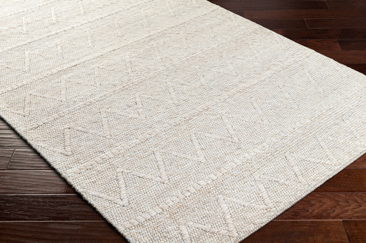 Surya Empoli Epo-2306 Light Grey, Ash, Pearl Rug.