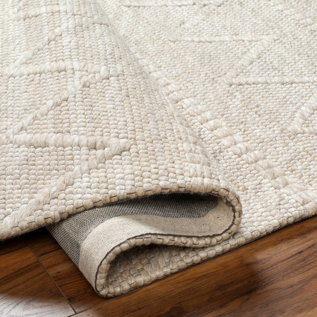 Surya Empoli Epo-2306 Light Grey, Ash, Pearl Rug.