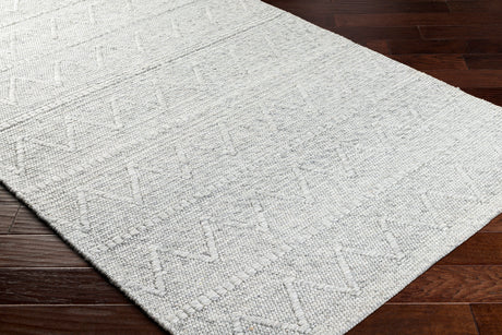 Surya Empoli Epo-2307 Silver, Light Grey Rug.