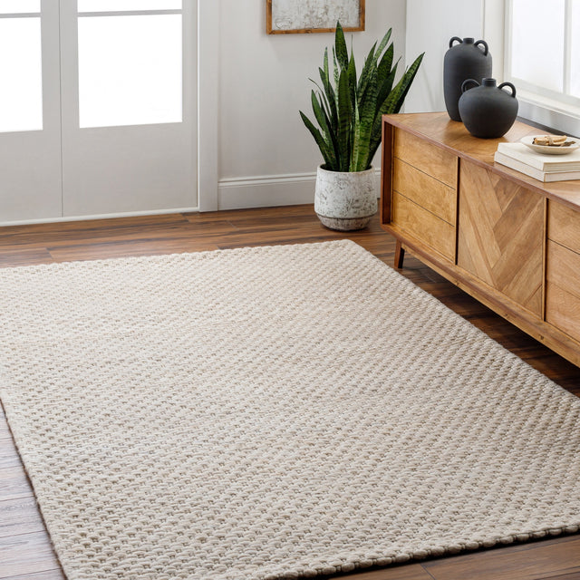 Surya Empoli Epo-2310 Light Grey, Ash, Pearl Rug.