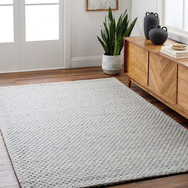 Surya Empoli Epo-2311 Light Grey, Light Silver, Silver Rug.