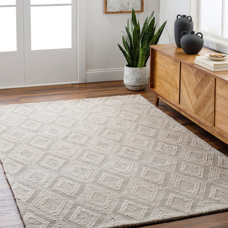 Surya Empoli Epo-2314 Light Grey, Ash, Light Silver Rug.