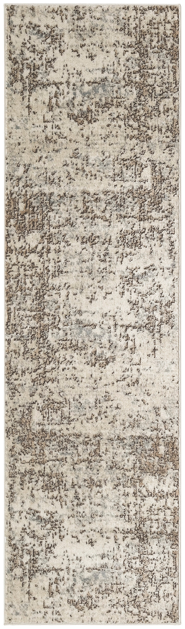 Nourison Quarry QUA17 Machine Made Ivory, Beige Rug