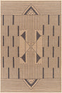 Surya Ez Jute Ezt-2302 Khaki, Dark Grey, Eggplant Rug.
