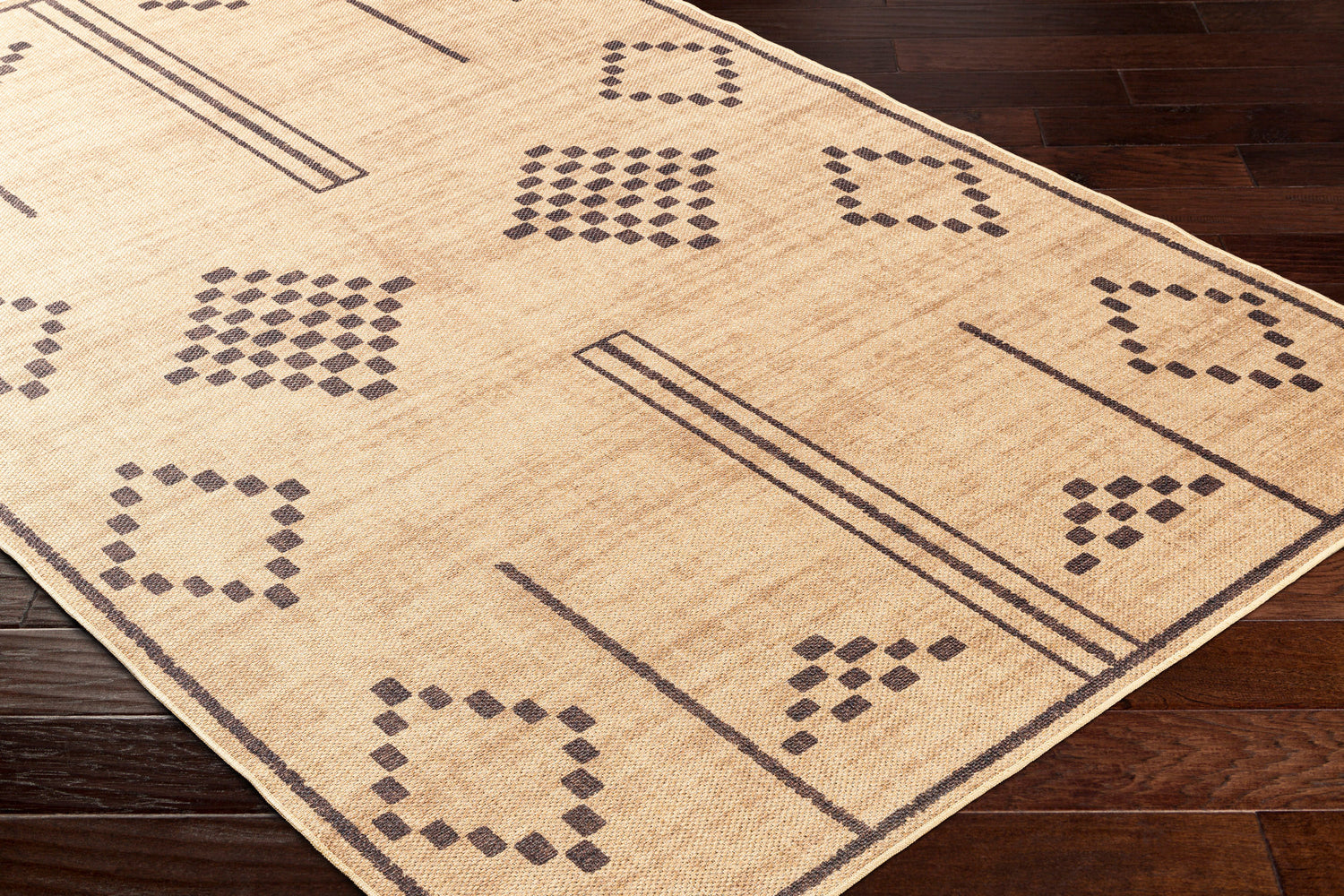Surya Ez Jute Ezt-2303 Khaki, Natural, Camel Rug.