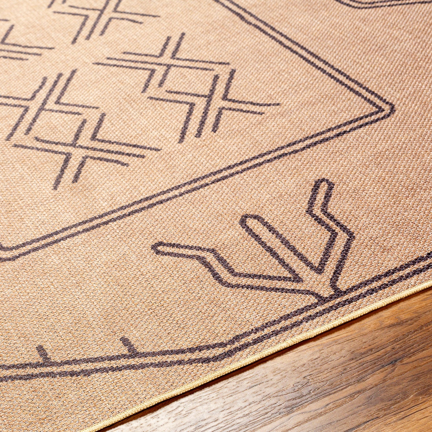 Surya Ez Jute Ezt-2305 Khaki, Camel Rug.