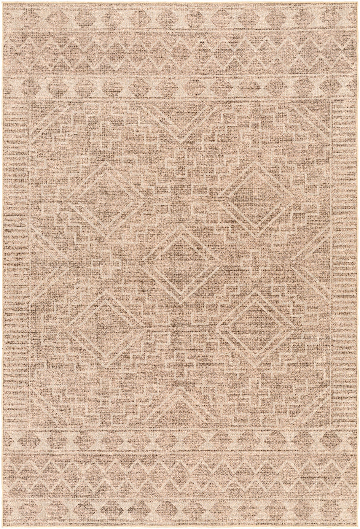 Surya Ez Jute Ezt-2311 Khaki, Natural Rug.