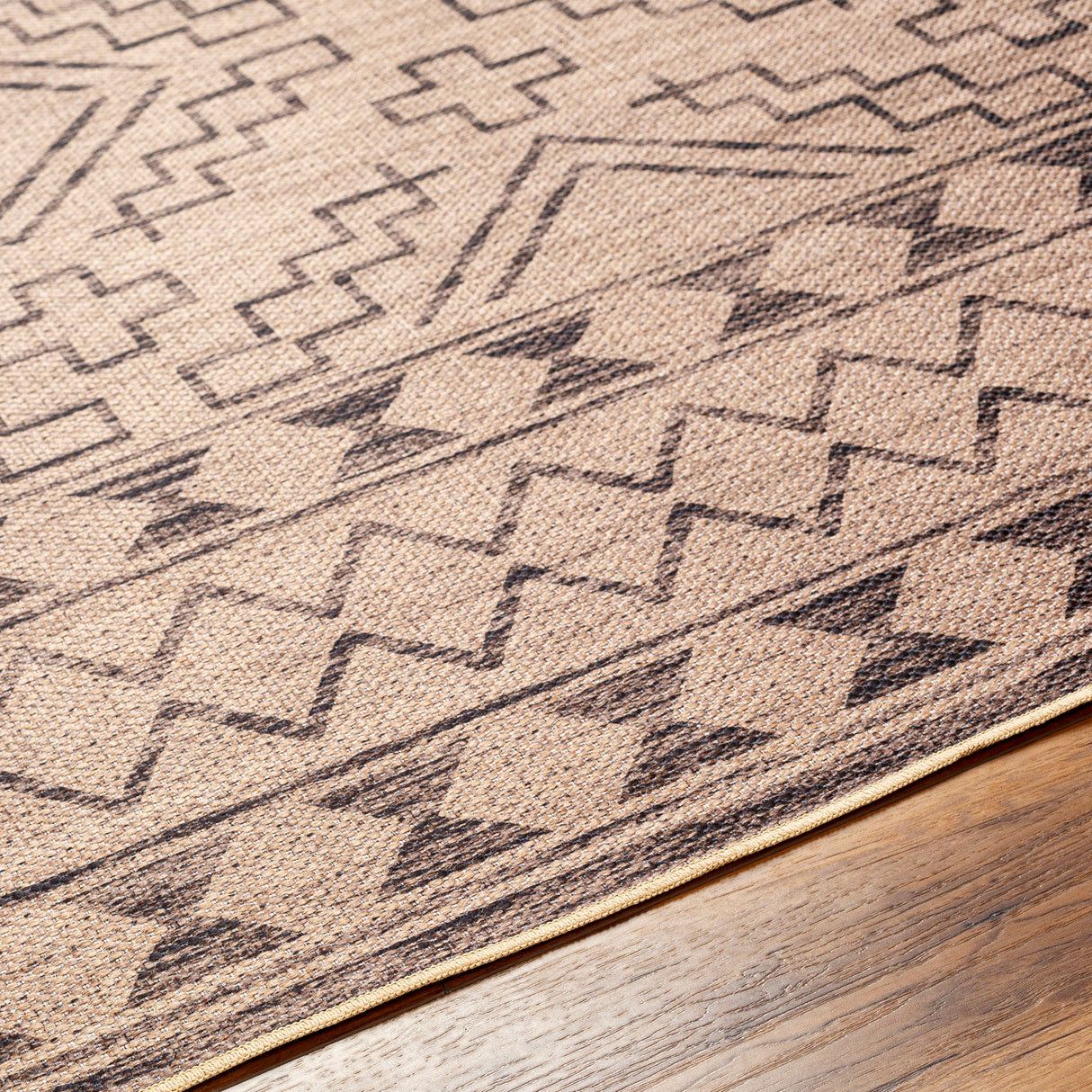 Surya Ez Jute Ezt-2313 Khaki, Grey, Rose Gold, Nickel Rug.