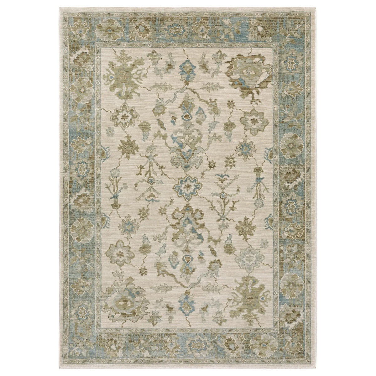 Oriental Weavers Sphinx Maeve MAE10 Blue Rugs - main flat