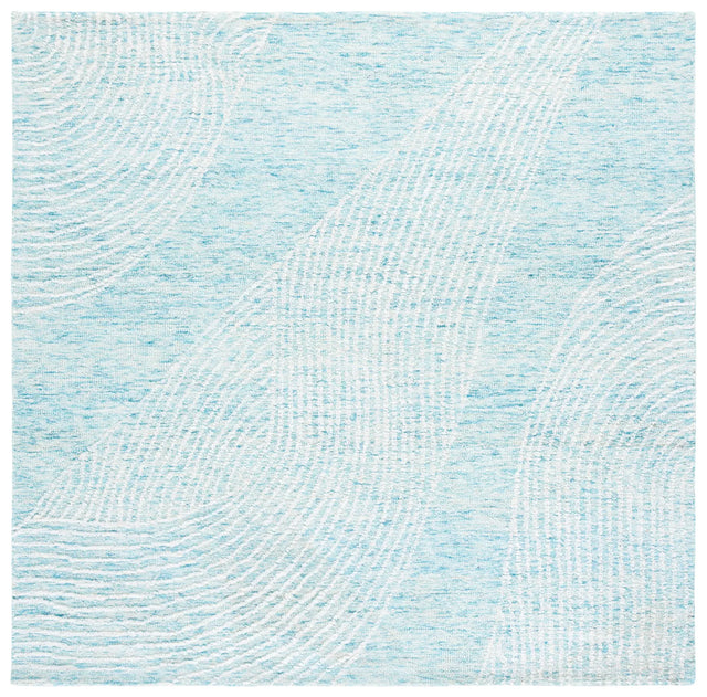 Safavieh Pine 6'-0" x 6'-0" Rug in Turquoise / Ivory