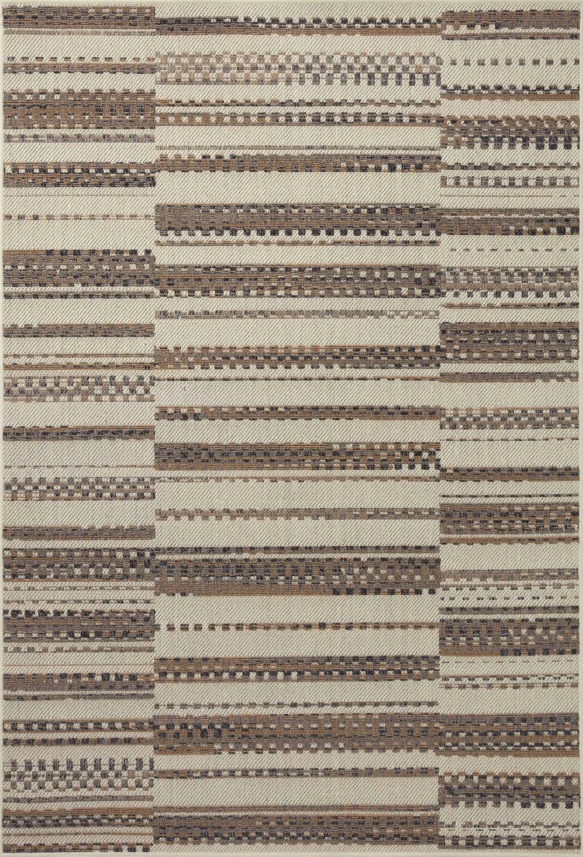Loloi Rainier Rai-08 Ivory/Taupe Rug - main flat