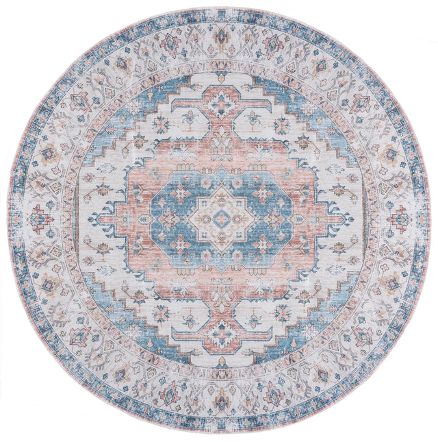 Safavieh Arizona 6'-0" x 6'-0" Rug in Beige / Light Blue