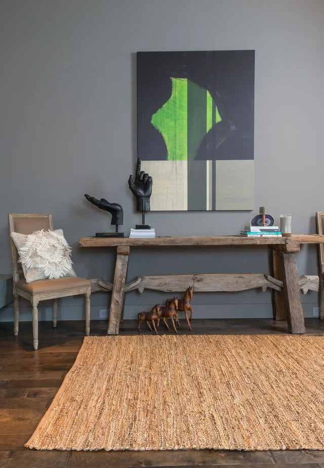 Loloi Edge ED-01 Tan Rugs - room scene 1