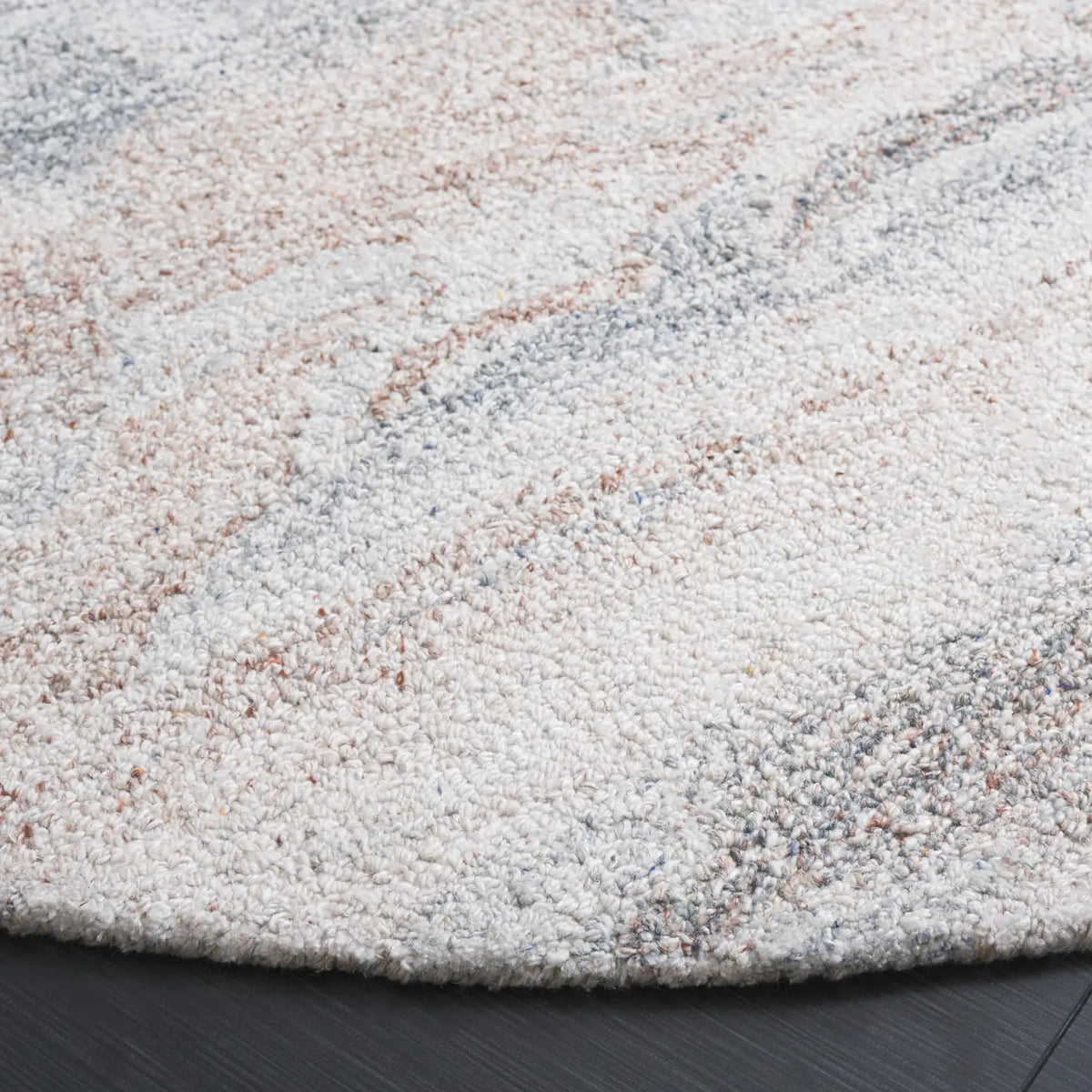 Safavieh Abstract 6'-0" x 6'-0" Rug in Grey / Brown