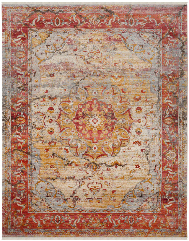 Safavieh Vintage Persian 10'-0" x 13'-0" Rug in Saffron / Cream