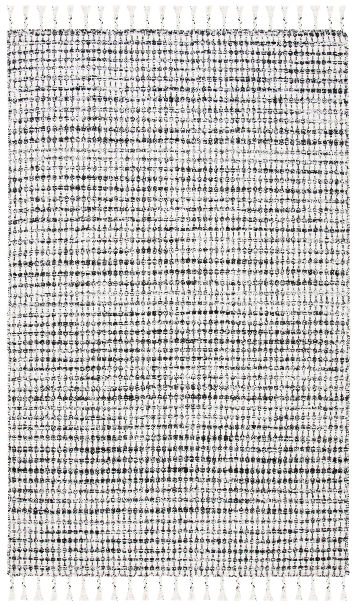 Safavieh Casablanca 4'-0" x 6'-0" Rug in Black / Ivory