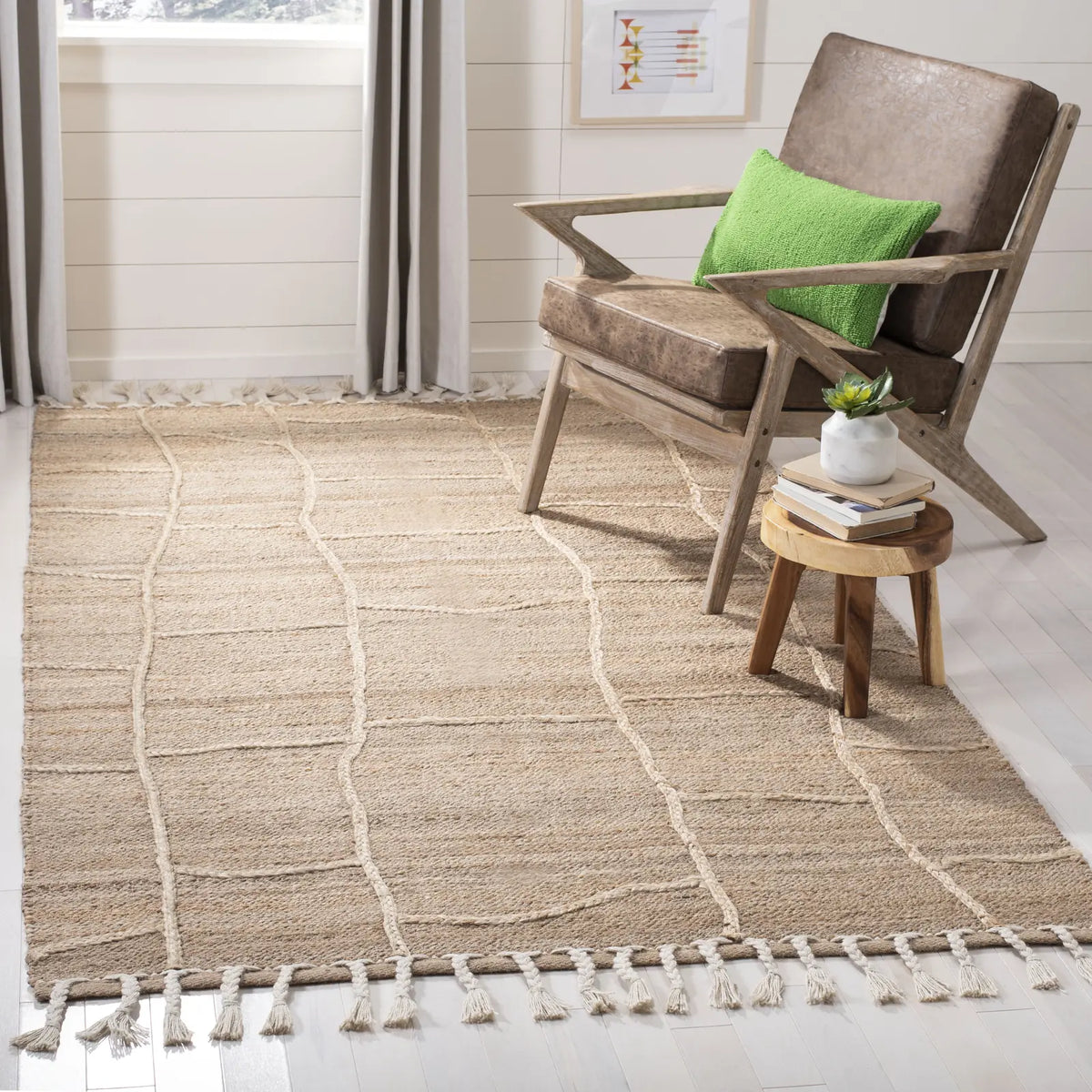 Safavieh Natural Fiber 4'-0" x 6'-0" Rug in Natural