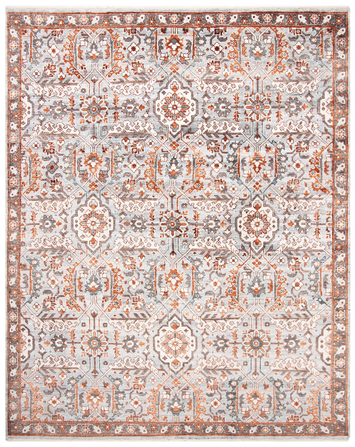 Safavieh Haj Jalili 10'-0" x 14'-0" Rug in Grey / Rust
