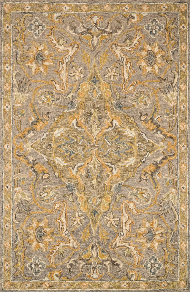 Loloi Victoria Vk-04 Grey / Multi Rugs - main flat