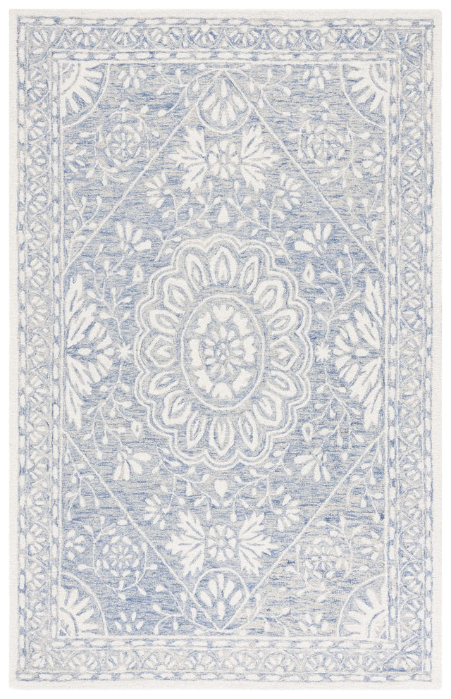 Safavieh Metro 4'-0" x 6'-0" Rug in Blue / Ivory