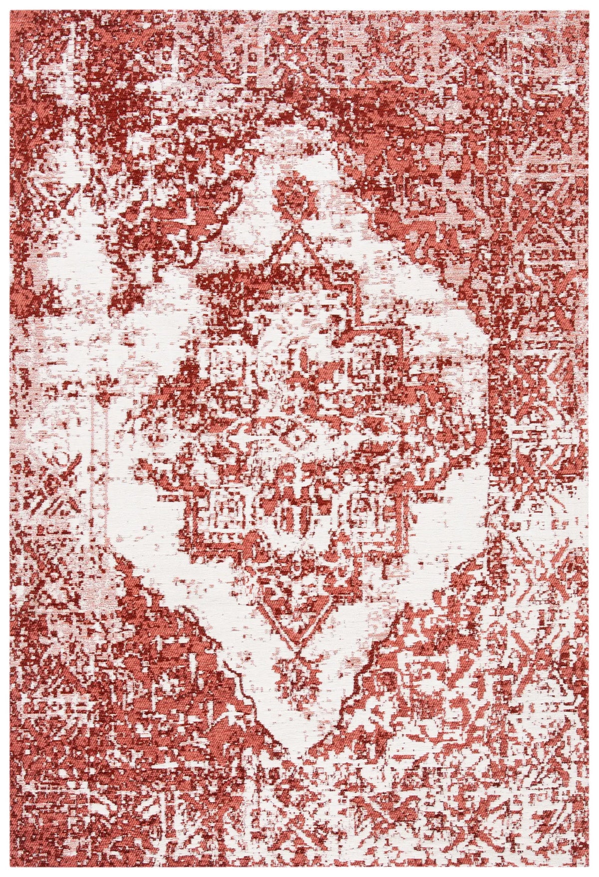 Safavieh Classic Vintage 4'-0" x 6'-0" Rug in Rust / Ivory