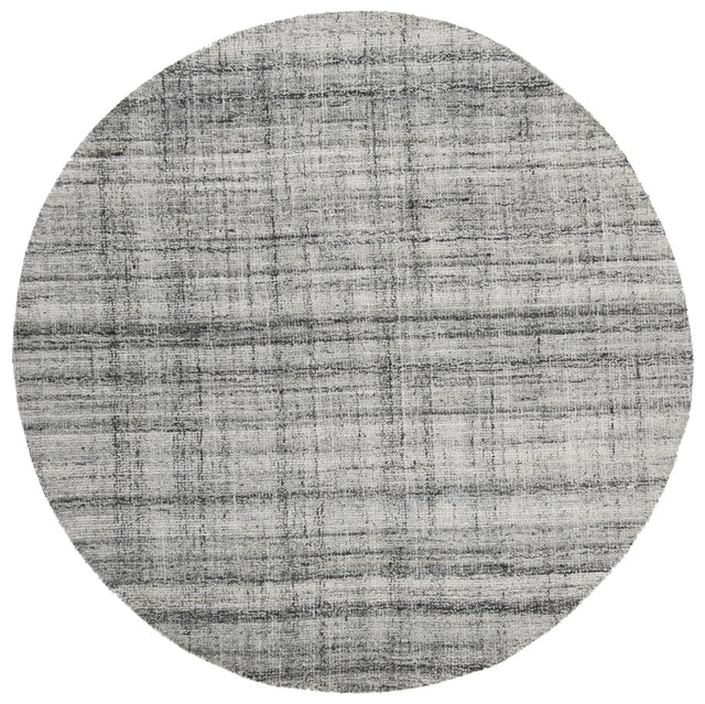 Safavieh Abstract 6'-0" x 6'-0" Rug in Grey / Black