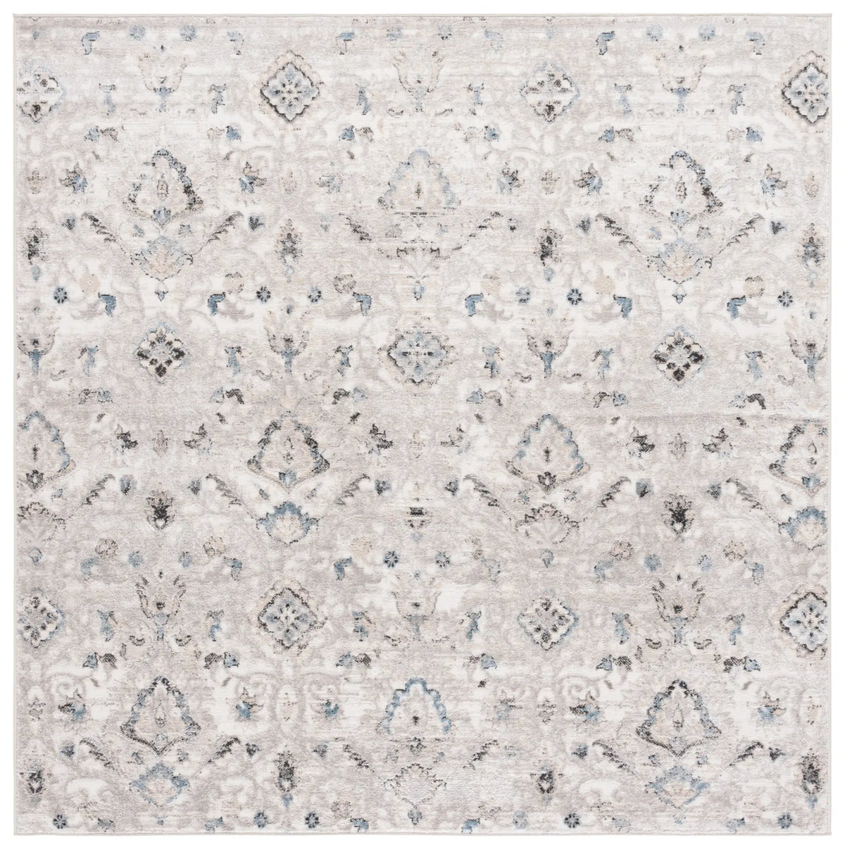 Safavieh Quincy 6'-7" x 6'-7" Rug in Ivory / Light Grey