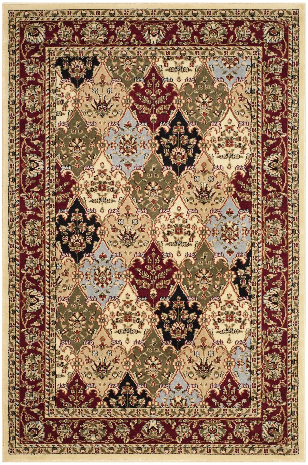 Safavieh Lyndhurst 3'-3" x 5'-3" Rug in Multi / Red