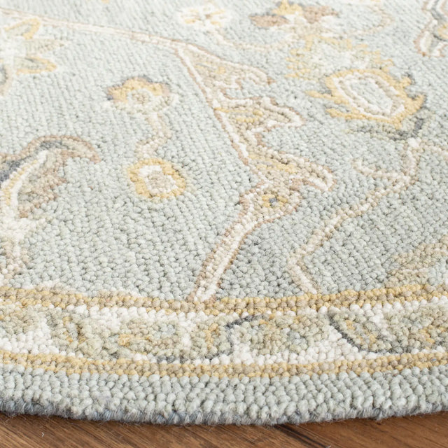 Safavieh Blossom 6'-0" x 6'-0" Rug in Slate / Beige